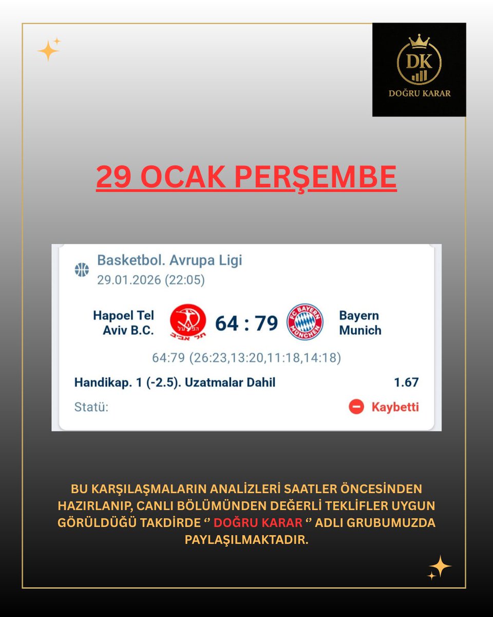 aceyourwin's tweet photo. 📌 Elijah Bryant’ın olmadığı Hapoel Tel Aviv’de Kamar, Rokas,Jovic, Mcormack gibi eksikleri bulunan Bayern takımına karşımıza almayı düşündük lakin düşük yüzde ile birlikte iyi Bayern savunması istediğimiz sonucu almamıza engel oldu.

#galatasaray #kayserispor #alcaraz #djokovic https://t.co/XOeGDHwtGF