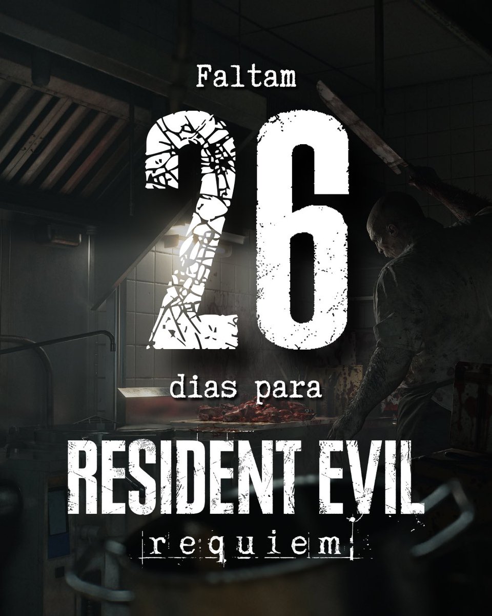 Faltam 26 dias para Resident Evil Requiem 🧟‍♂️

#REBHFun