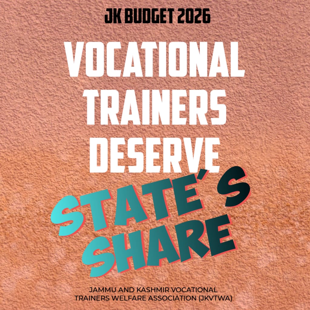SheikhP76295682's tweet photo. @JKVTWA @OmarAbdullah @CM_JnK @sakinaitoo @JavedDar_NC @JavedRanaa @tanvirsadiq @Surinderch55 @DrVeeri @HilalAkbarLone1 @tarigami #JusticeForVocationalTeachers https://t.co/XDYvW3S259