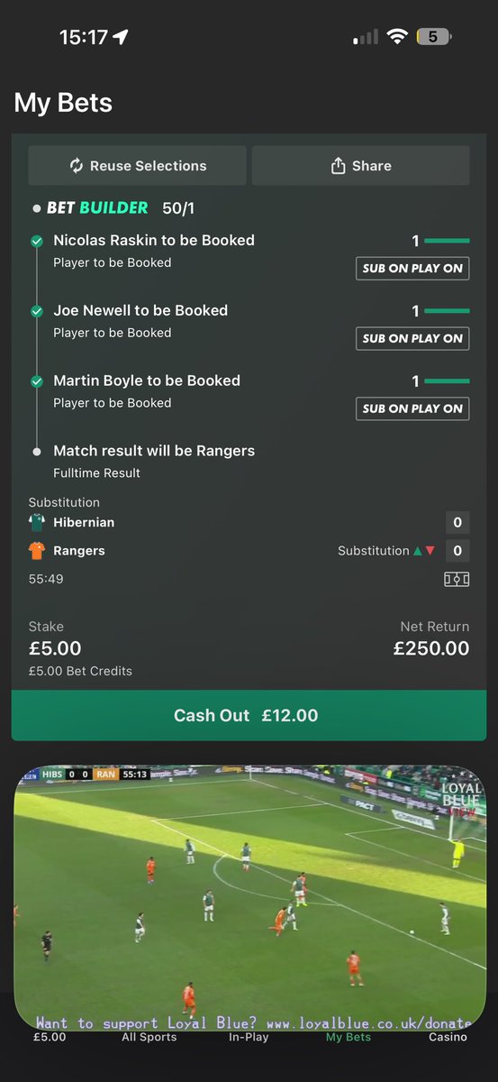 WilliammmFTP's tweet photo. @bettingvillage I added rangers to win to mine🤞 https://t.co/8PQKhiOfBK