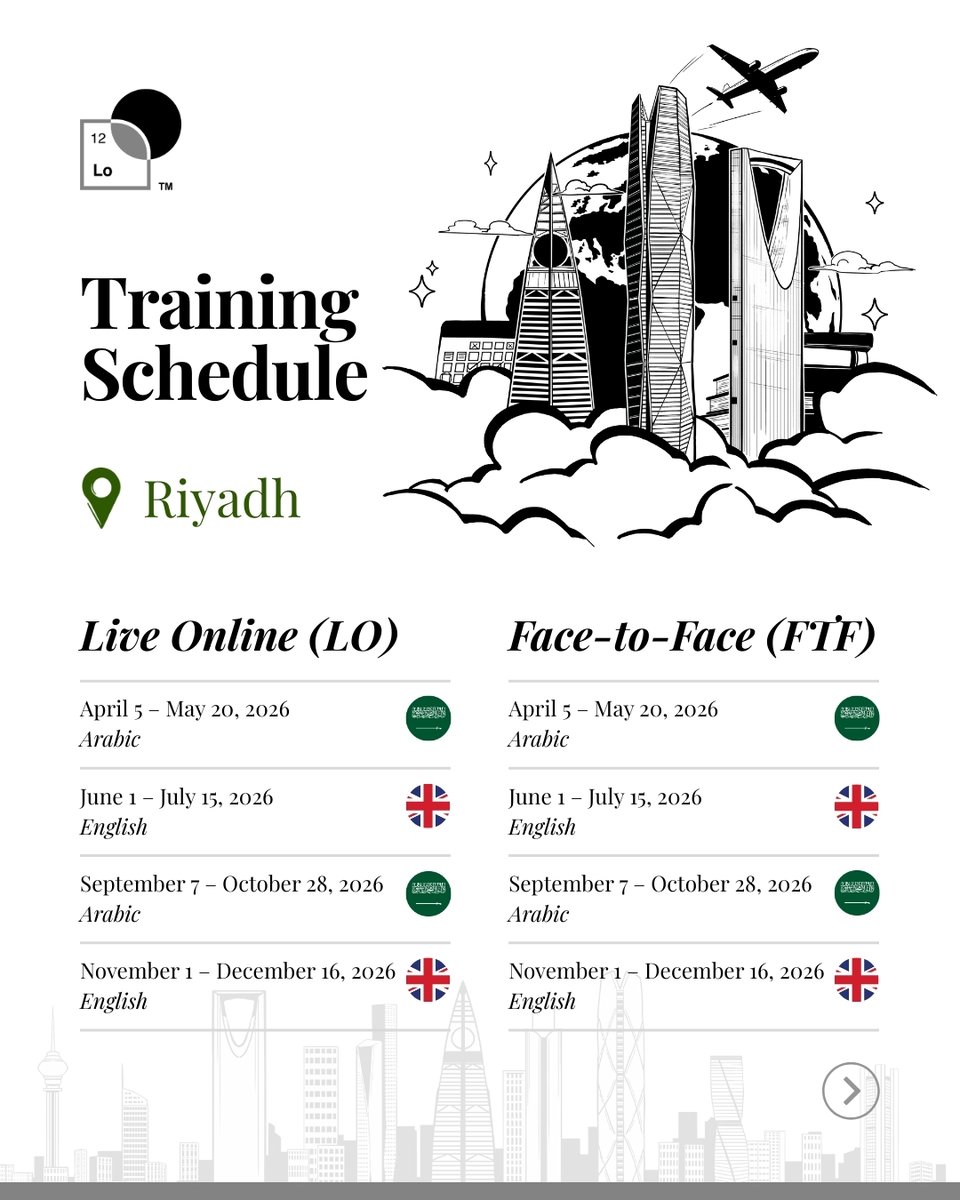 LOSciencelabs's tweet photo. Professional development begins with personal well-being.

Life Management Science Essentials Series—Face-to-Face and Live Online in Dubai, Malaysia, and Riyadh.
Register now: https://t.co/PSvk8xtmTv

#LMSL #LifeManagementScienceLabs #LifeManagementScience #FacetoFace #Liveonline https://t.co/E4BpeVZqFA