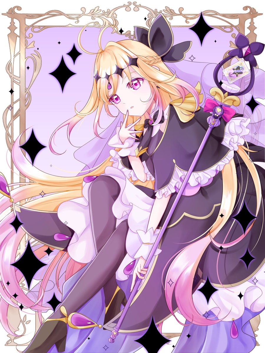 PuellaStory's tweet photo. キュアアルカナ・シャドウ🖤💜💛

#プリキュア
#たんプリ
#precure https://t.co/uzsRnErlk9