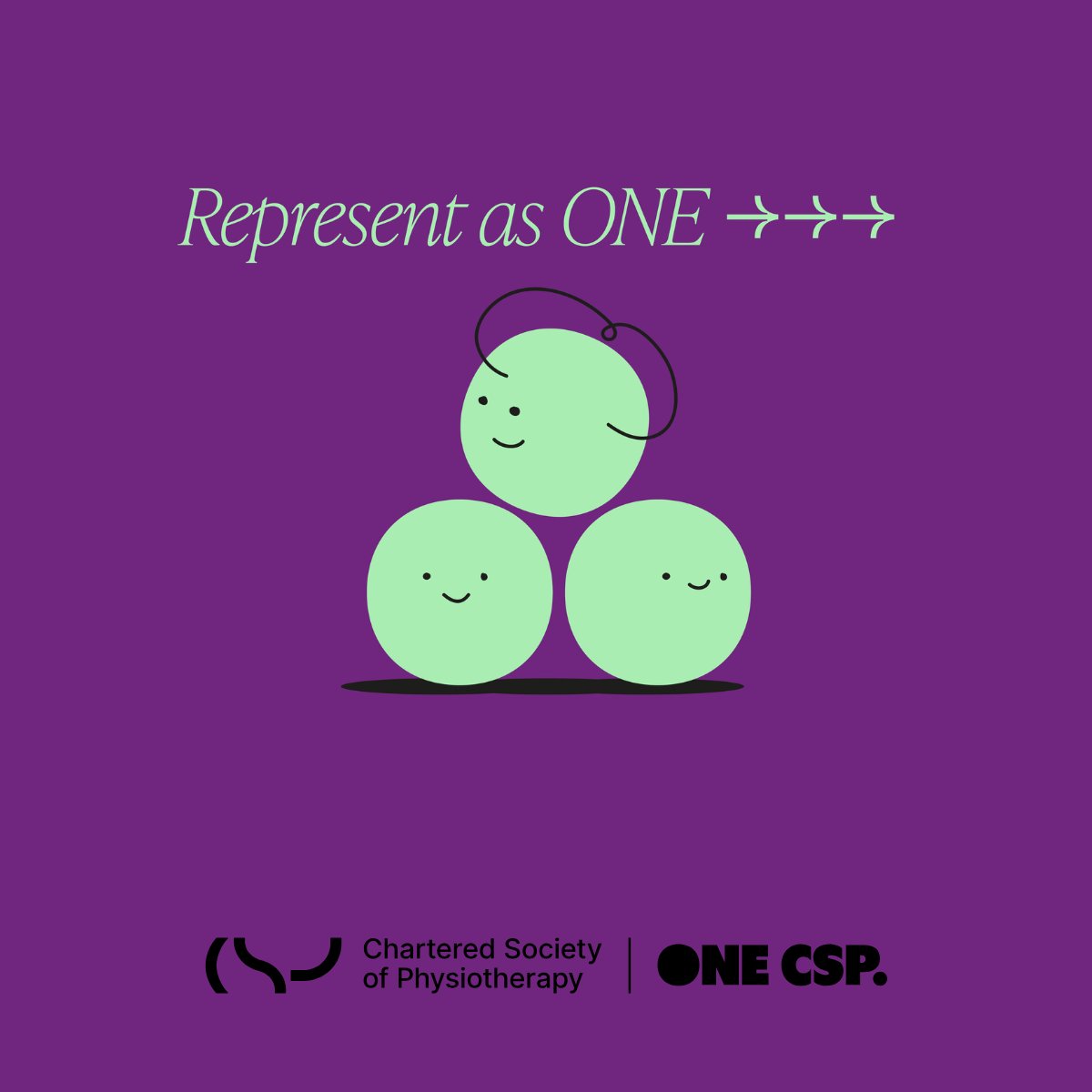 thecsp's tweet photo. Represent as ONE is about using your voice to make change — at work or while you study.

From CSP workplace reps to student reps, there are supported ways to get involved and develop valuable skills.

Find out more 👉
https://t.co/r08FoUOPiS

#RepresentAsONE #OneCSP #CSPPhysio https://t.co/CPeSUjz94b
