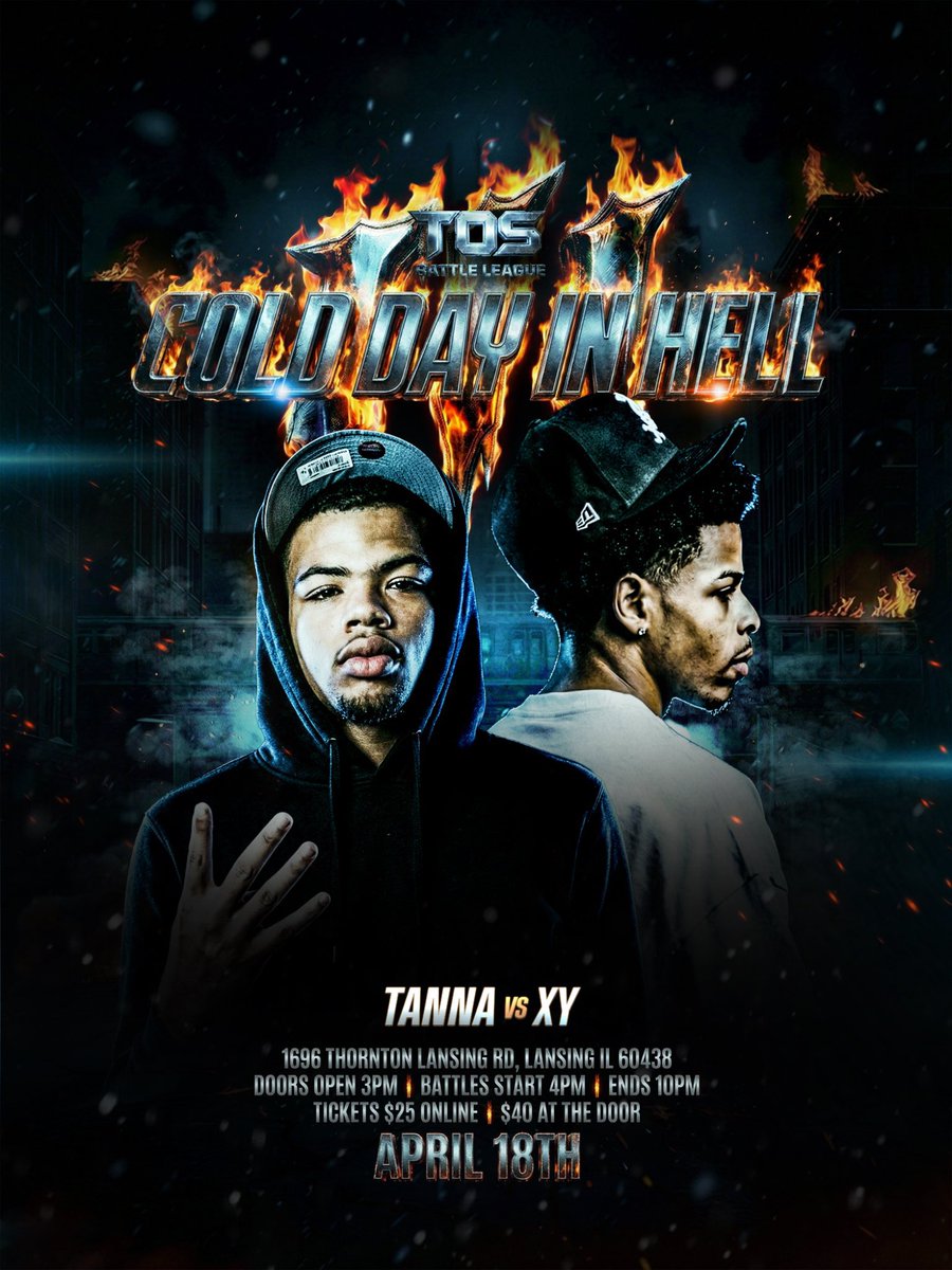 eccentricsole's tweet photo. #TOS #COLDDAYINHELL 🔥
@SideshowTanna v @btwimXY
@_gorillaM2 v @QubanOTMT
@ItzmeMolliB v @7Kausion
@CaliSmoov4Life v @JmorrUpone
@ShiestyB4pooH v @BigPoppaDrugz
@BattleRapTrap v @YoungKannon131
@CoachCorleone4 v @whoisfootz
@Jakkboy804 v @foe_tru https://t.co/OLjrtern7R