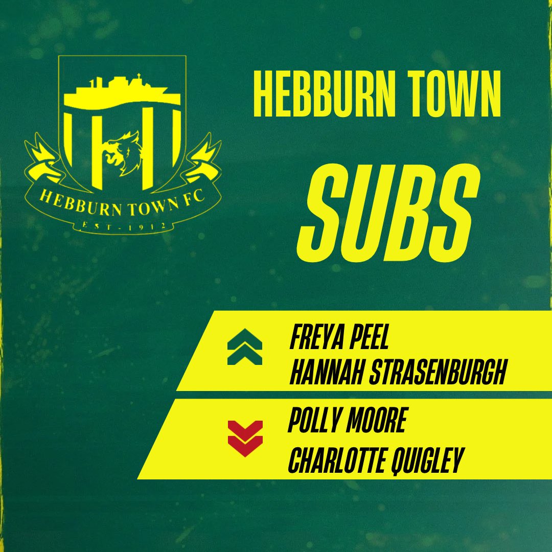 59’ 🔴2-0🐝

Double change for the lasses 🔄

#WeAreHebburnTown #OneClubOurCommunity🐝