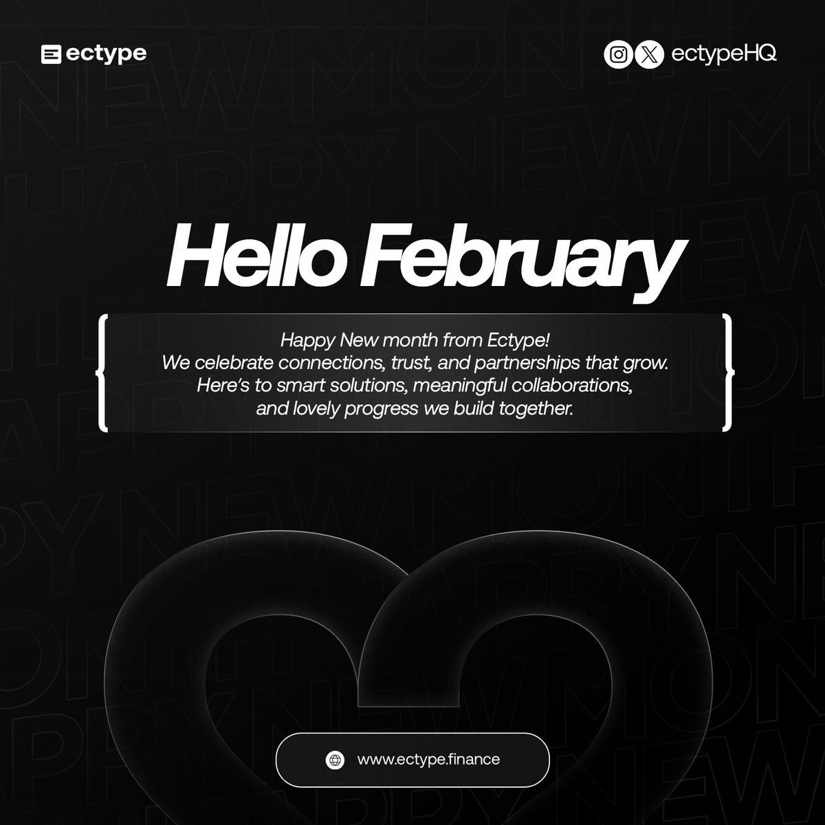ectypeHQ's tweet photo. Happy February Ectypers🎊 https://t.co/SNCx0Ce5e9
