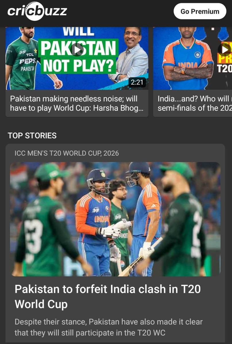 deepakmota1's tweet photo. @vikrantgupta73 Sir is it boycott or it's a forfeit 😂😂... I think cricbuzz choose the apt word 🙌🏻🙌🏻 https://t.co/JaB3ROtGY8