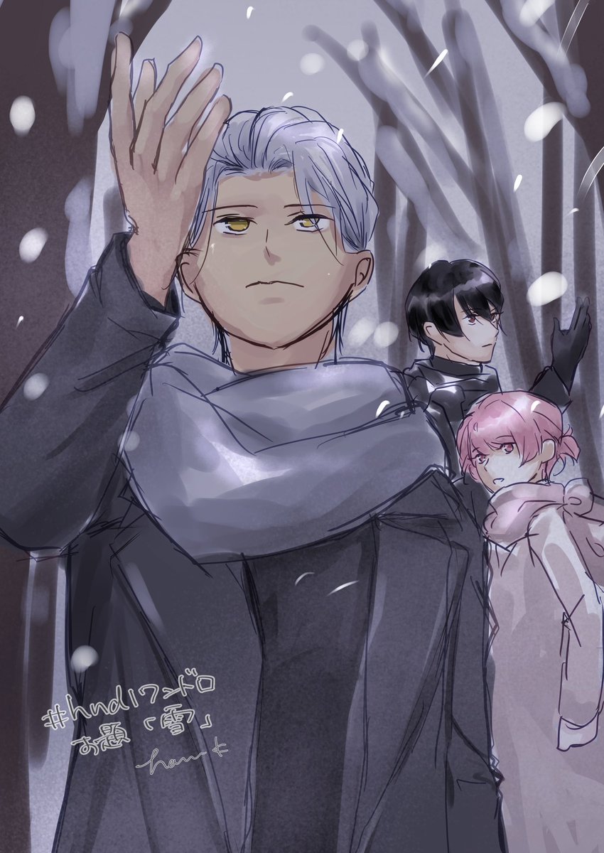 #hndlワンドロ 
お題「雪」+10min