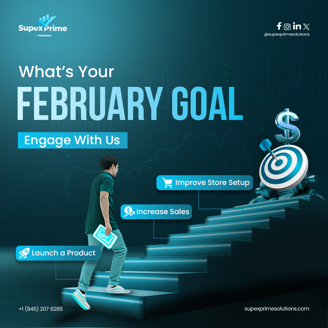 Supexprime's tweet image. What is your February goal 🚀
Launch a product
Increase sales
Improve store setup
Vote and engage with us 👇

#FebruaryGoals #QuickPoll #EcommerceSellers #BusinessGrowth #FounderLife