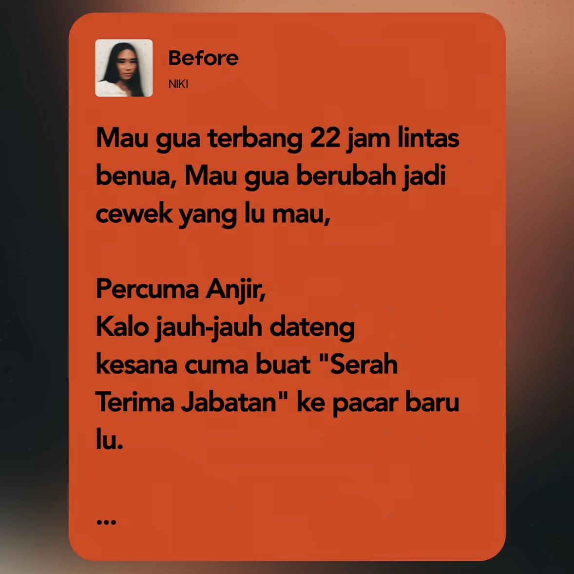 helloosydney___'s tweet image. “Serah terima jabatan” ke pacar baru lu