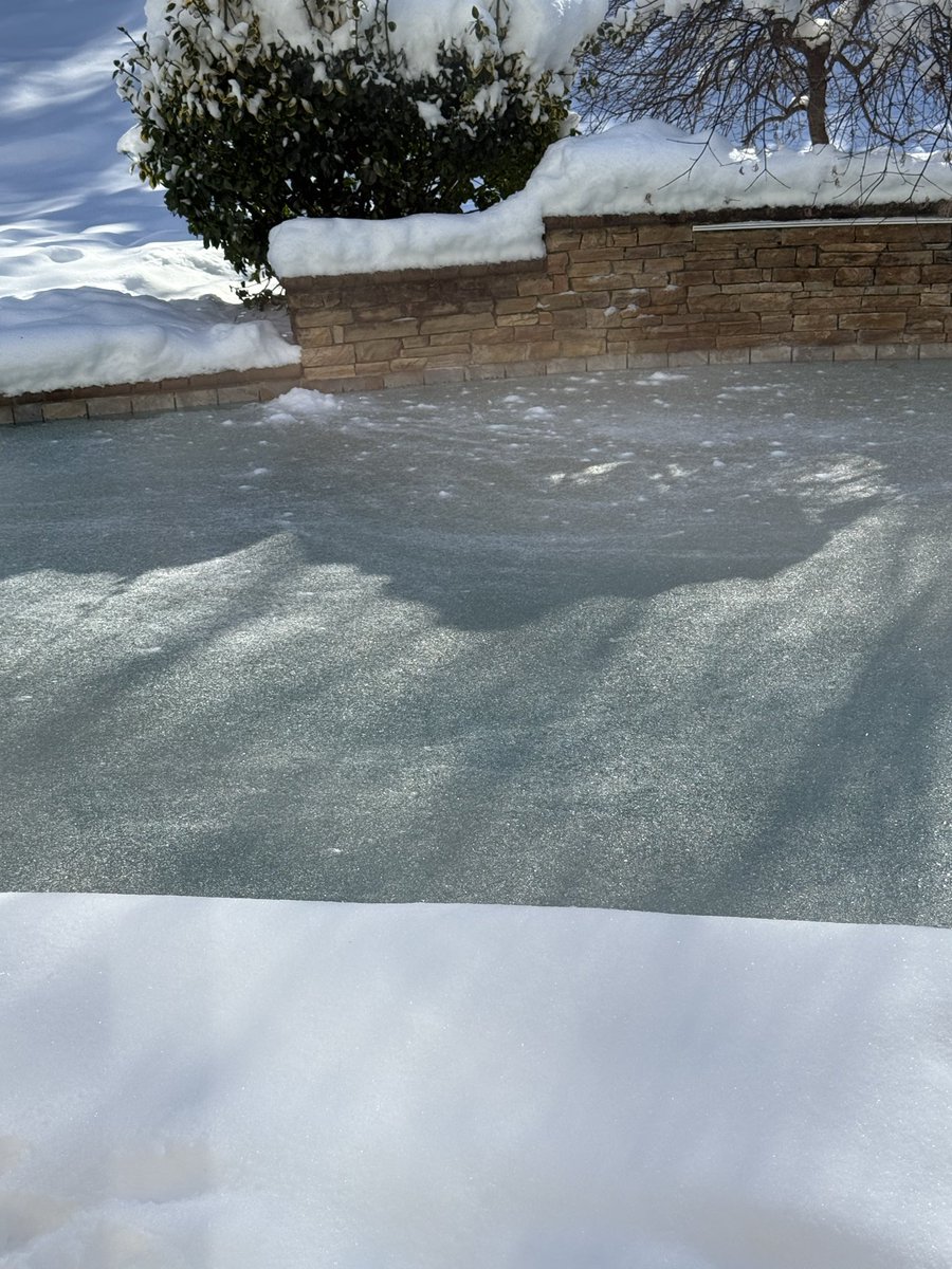 Well damn… my pool froze over <a href="/wxbrad/">Brad Panovich</a>