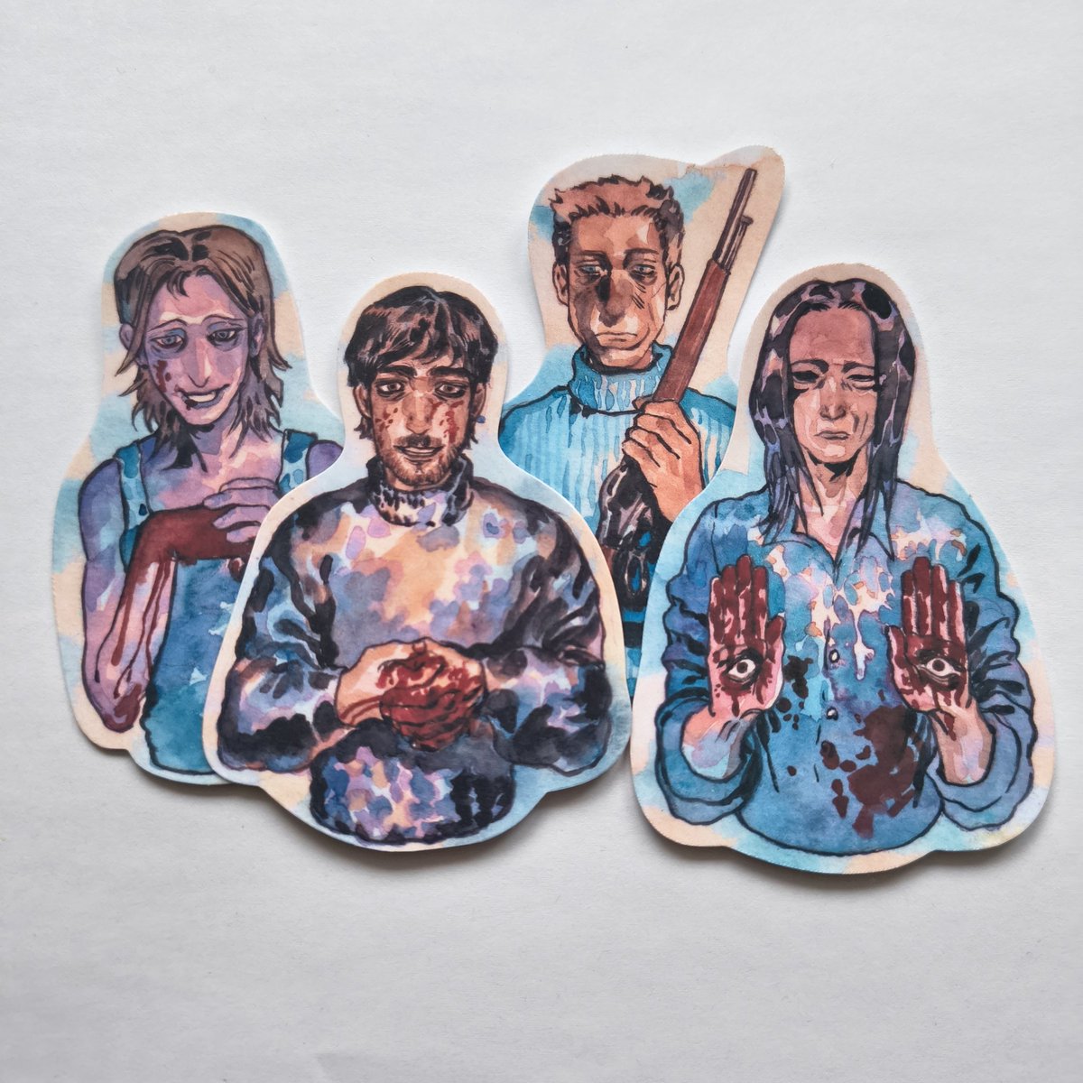 I made stickers with Blind man and the rest :3
#noimnotahuman #ninah