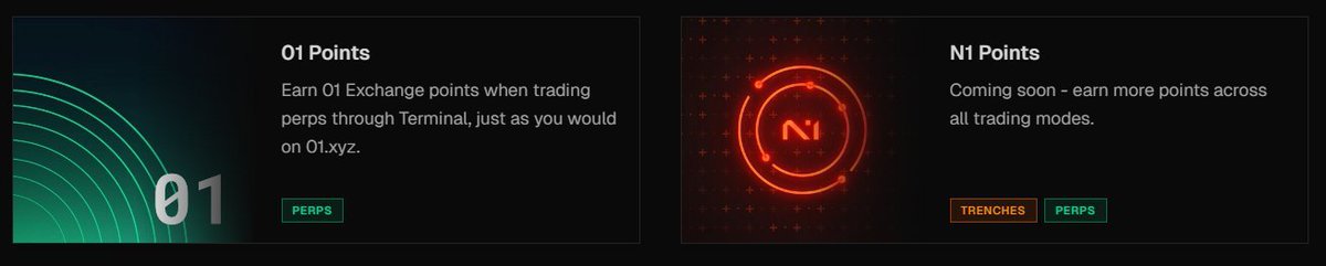 I’ve been using the <a href="/terminaltrading/">Terminal</a> a lot lately

It makes interacting with <a href="/N1Chain/">N1</a> more efficient, since you can also trade directly from account 01 there

You need an invite to use it

DM me or reply and I'll send it to you

Points coming soon 👀