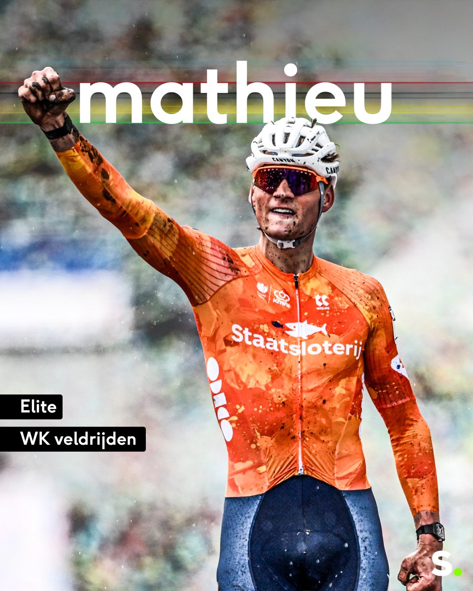 Opperm8chtige Mathieu van der Poel soleert in Hulst naar een historische 8e wereldtitel! 🌈 #WKveldrijden #Hulst2026

sporza.be/nl/matches/vel…