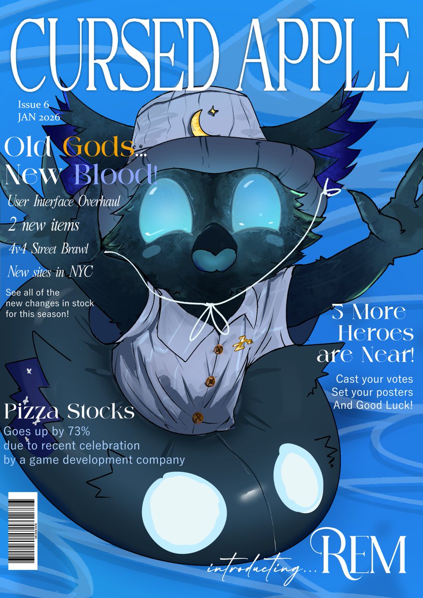 DTMcFries's tweet image. Cursed Apple Swimsuit Magazine Issue 6 
#deadlock