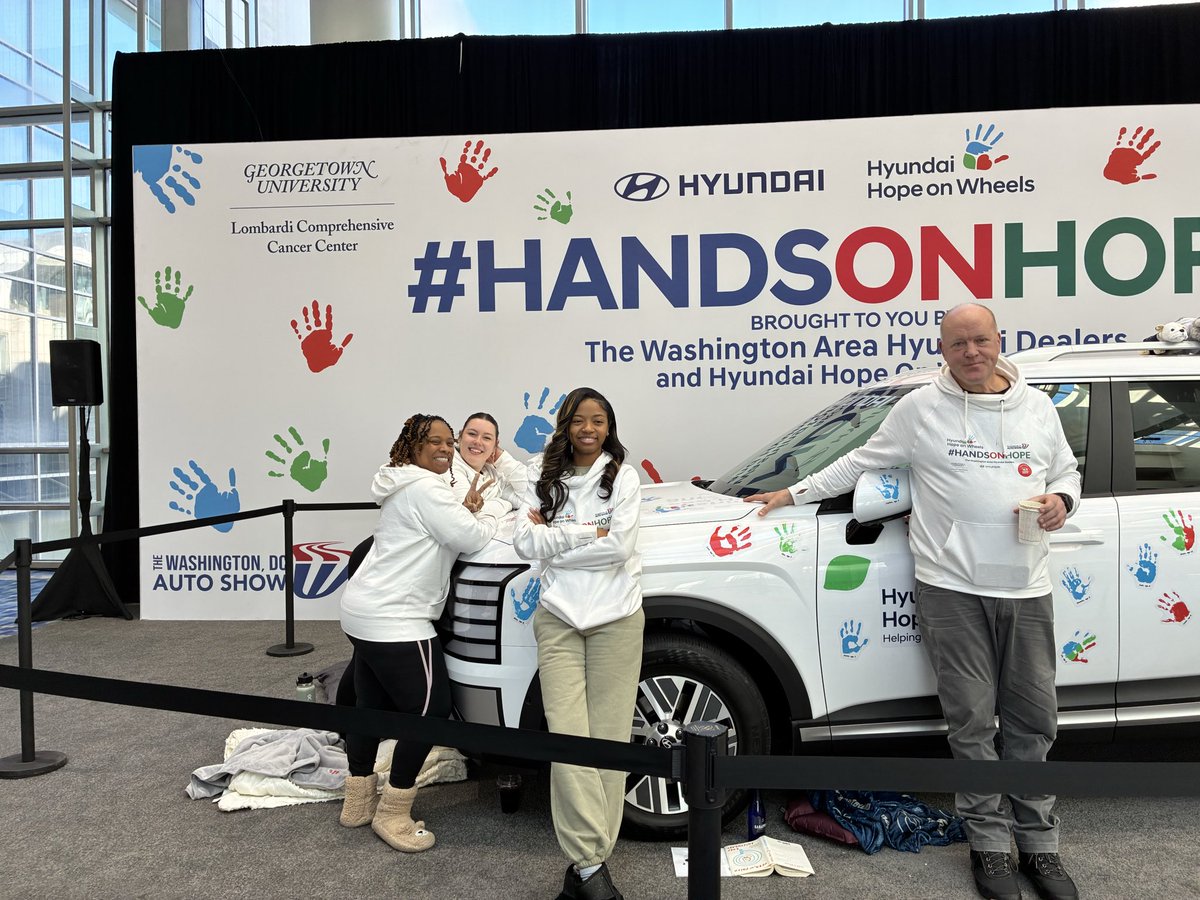 KarenHowenstein's tweet photo. ~ #GoodMorning, People!! The #handsonhope ~ @hopeonwheels contestants are still standing! 2 1/2 hours to go. #Gratitude for their time and effort and for all the support.  

#pediatriccancer #cancerresearch 
#LombardiComprehensiveCancerCenter #childrensnational https://t.co/OxwsxkHpxD