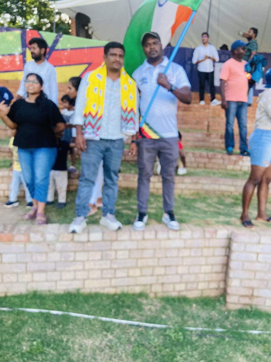 Realbeefactor's tweet image. Enjoying cricket with my fellow Indian cdes at Queens Sports Club. India won against Pakistan.  #Bulawayo