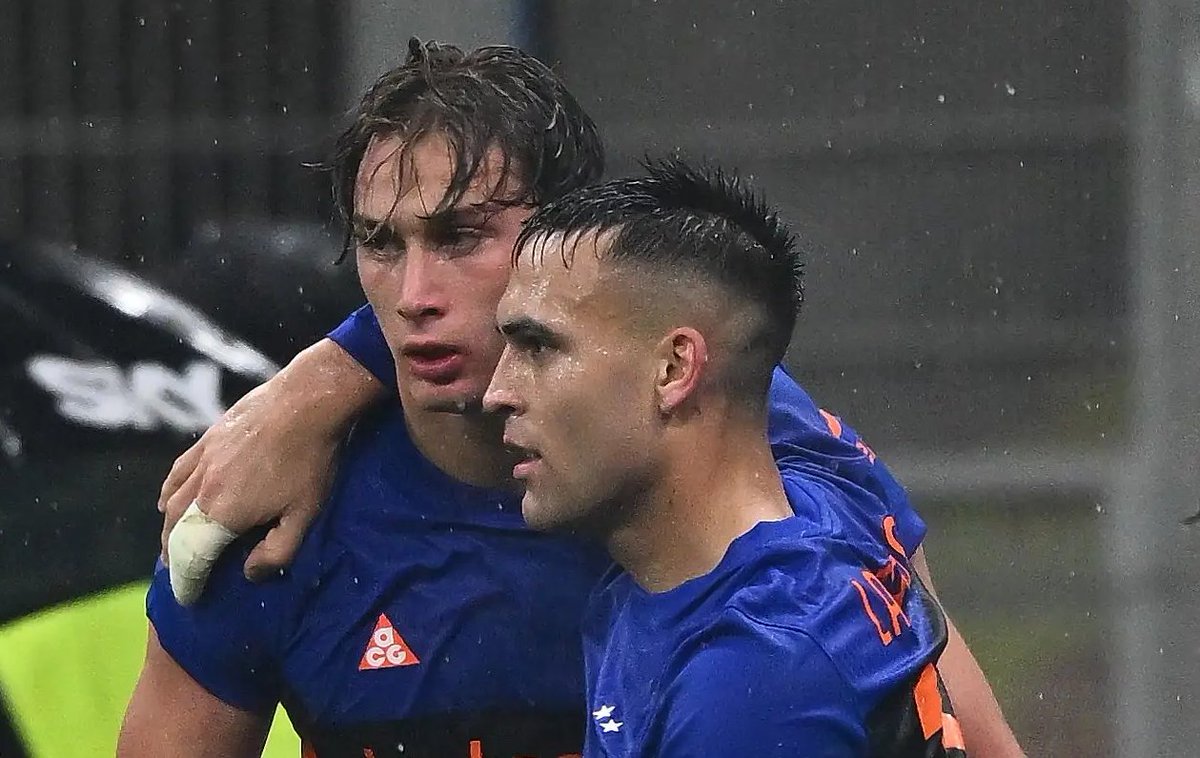 marifcinter's tweet image. FCINTER1908 - La formazione scelta per Cremonese-Inter: 

Sommer; Akanji, Bisseck, Bastoni; Luis Henrique, Frattesi, Zielinski, Sucic, Dimarco; Pio Esposito, Lautaro

@fcin1908it 

#CremoneseInter #Fcinter1908 #SerieA