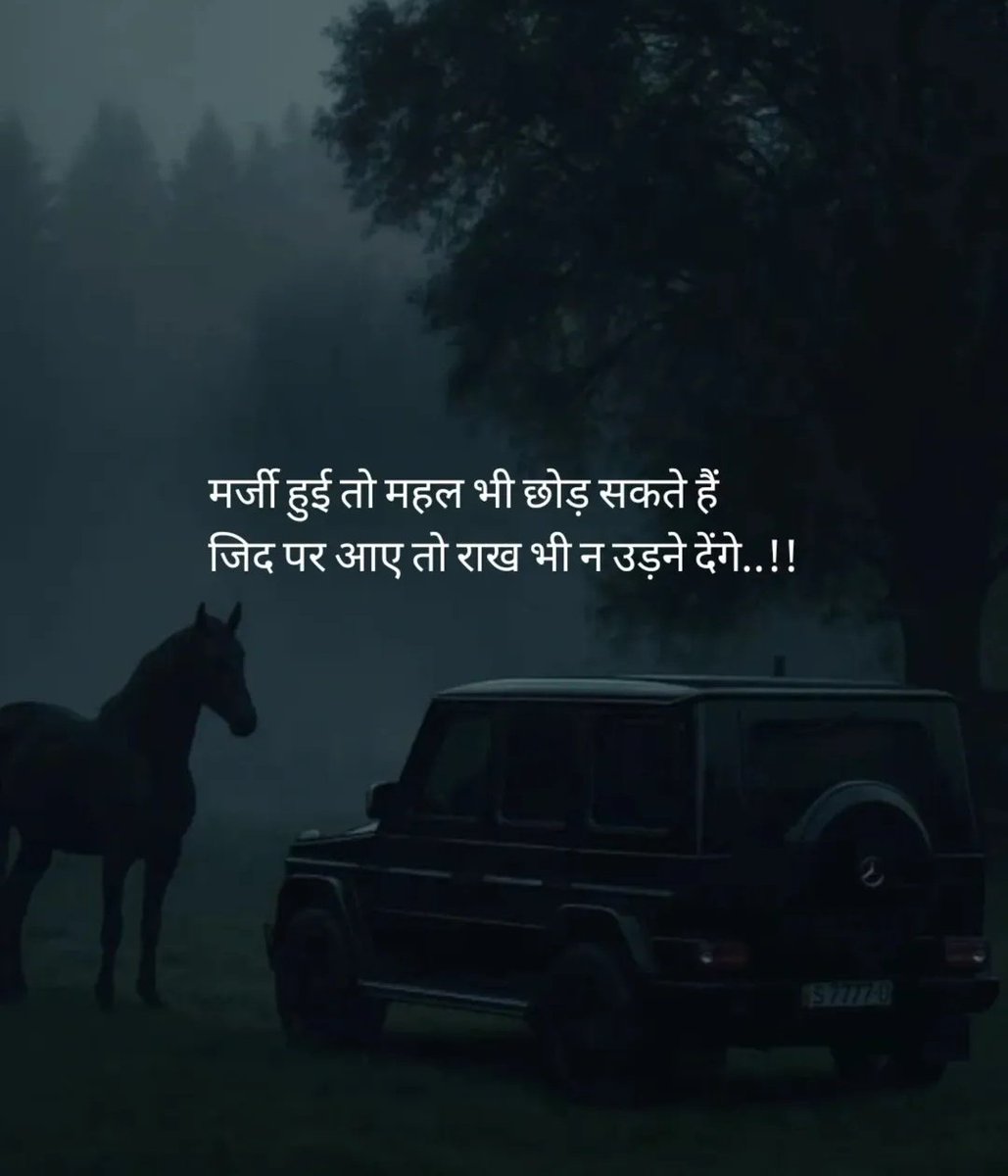 poetry_in_'s tweet photo. मर्ज़ी हुई तो महल भी छोड़ सकते हैं,
ज़िद पर आए तो  राख भी ना उड़ने देंगे... https://t.co/k5V5eyJg5B