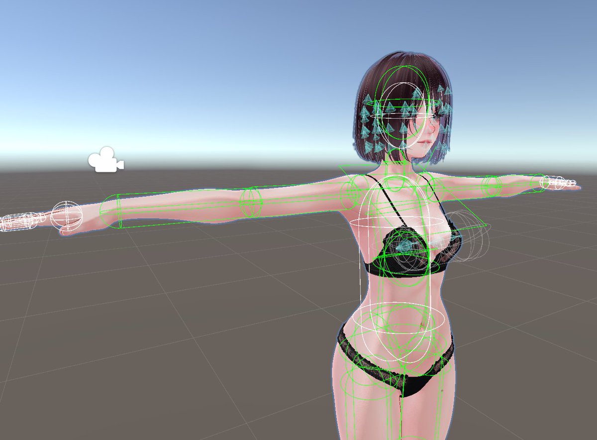 制作中のアバターは素体も含めて海外アセットを使って組んでるけど