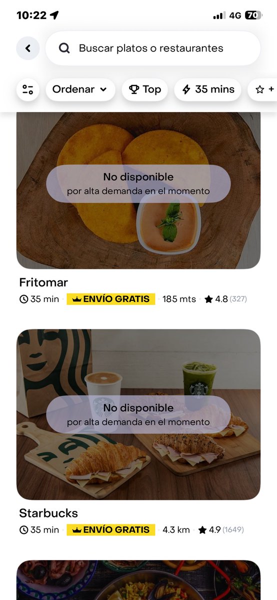 wafcvr's tweet photo. @RappiColombia para que se paga Membresía si ahora es muy común que no tengan servicio por "alta demanda" y no pueda uno utilizar el servicio. Ayer también lo mismo acá en Cartagena sector Crespo. Ya los domiciliarios no quieren trabajar con uds? https://t.co/kjiQ56qqws