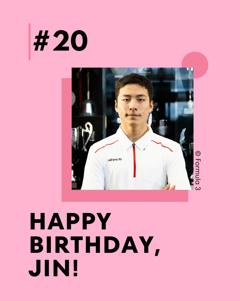 Happy Birthday to Jin Nakamura!

#girlswhomotorsport #formula3 #roadtof1