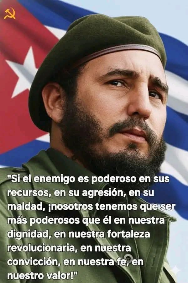 Gecomssrrhh's tweet photo. Jamás renunciaremos a la gloria que se ha vivido.
¡Hasta la Victoria Siempre!
#CubaEstáFirme https://t.co/f6ilr7sNPn