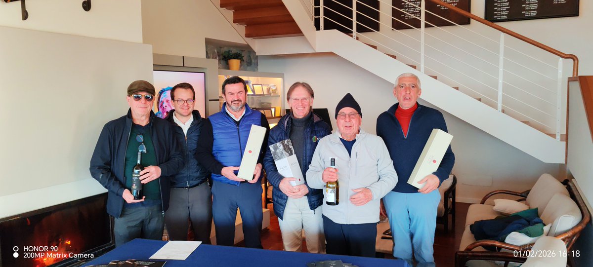 GolfAla's tweet photo. 8ª PROVA CAMPIONATO INVERNALE GCPA 2026-  18 BUCHE – STABLEFORD -  HCP – CATEGORIA UNICA - GARA DISPUTATA  DOMENICA 1° FEBBRAIO 2026
PREMI GENTILMENTE OFFERTI DALLA TENUTA ARILLO IN TERRABIANCA DI RADDA IN CHIANTI https://t.co/NEQYdIO6qO