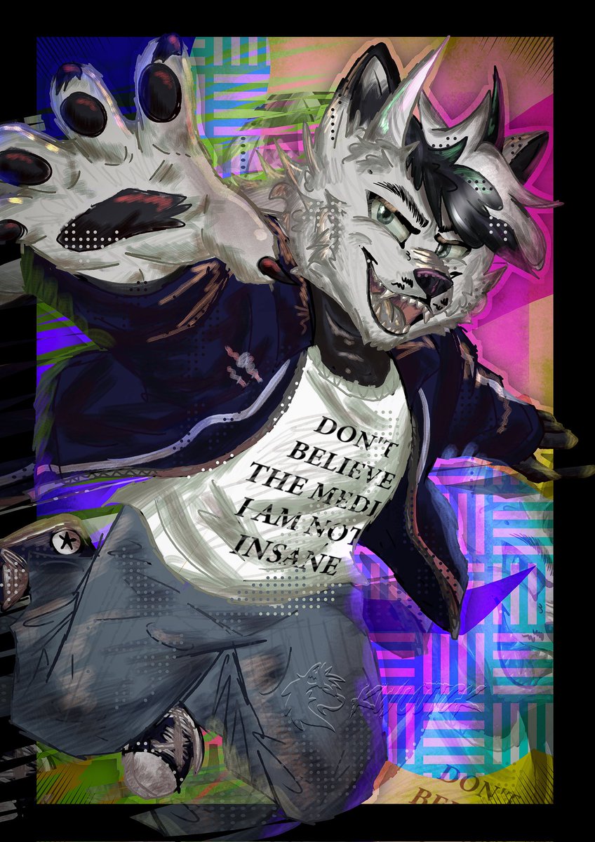 He do be jumping around
#furryartwork #furry