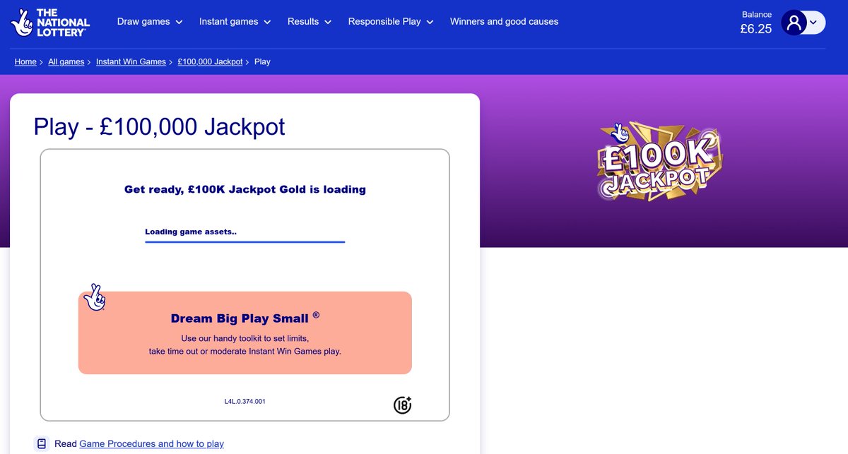 AmandaHolding's tweet photo. @TNLUK I've just paid £1 for an instant win game and its stuck on this.  Can I have my £1 back or maybe someone can put the plug back in! https://t.co/QMu4DpPpi2