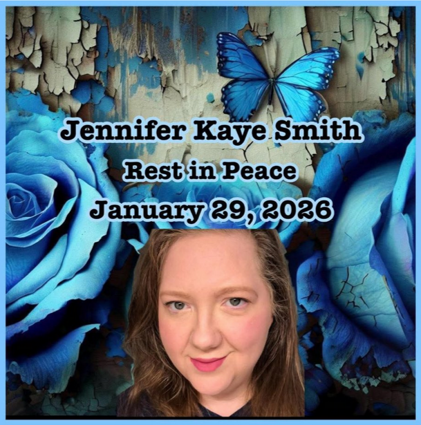 🕯️#RIP Jennifer Kaye Smith †26.01.2026

🖤Jennifer starb an #SevereME u. an Sepsis.

💔Wir trauern mit ihren Angehörigen.

Innerhalb weniger Tage haben wir Jennifer, Vanessa u. Samuel verloren, alle viel zu jung.
Welches Leid dem Tod vorausging, lässt sich nicht erahnen.🕊️