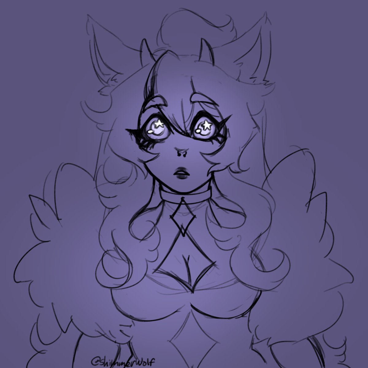 ShimmerWolfy's tweet image. Stars in her eyes ✨

Think i’ll keep my current outfit as a toggle for my new model, I cant help myself I love dressing my girl up