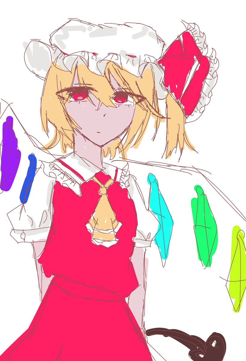 zm71816's tweet photo. 途中から気力無くなった落描き25分 https://t.co/G5uxPFUGbT