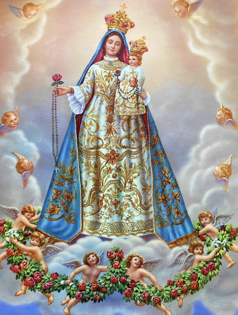 SkyVirginSon's tweet photo. Dios te salve, María, 
llena eres de gracia;
el Señor es contigo.

Bendita Tú eres 
entre todas las mujeres,
y bendito es el fruto
de tu vientre, Jesús. 

Santa María, Madre de Dios,
ruega por nosotros, pecadores,
ahora y en la hora de nuestra muerte.

Amén. 🙏🏼 https://t.co/Fcrvq5znJA