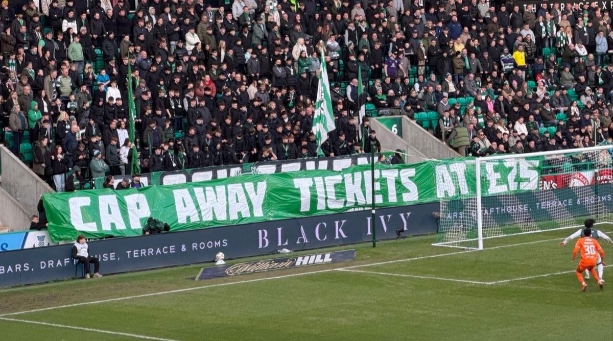 GillianMacMSP's tweet image. HIBS FANS BACK CAMPAIGN FOR A CAP ON TICKET PRICES! ⚽️

Ticket price caps have been in effect in England for over a decade.

I have written to all 42 of Scotland’s professional football clubs urging them to support a £25 cap on away ticket prices.
