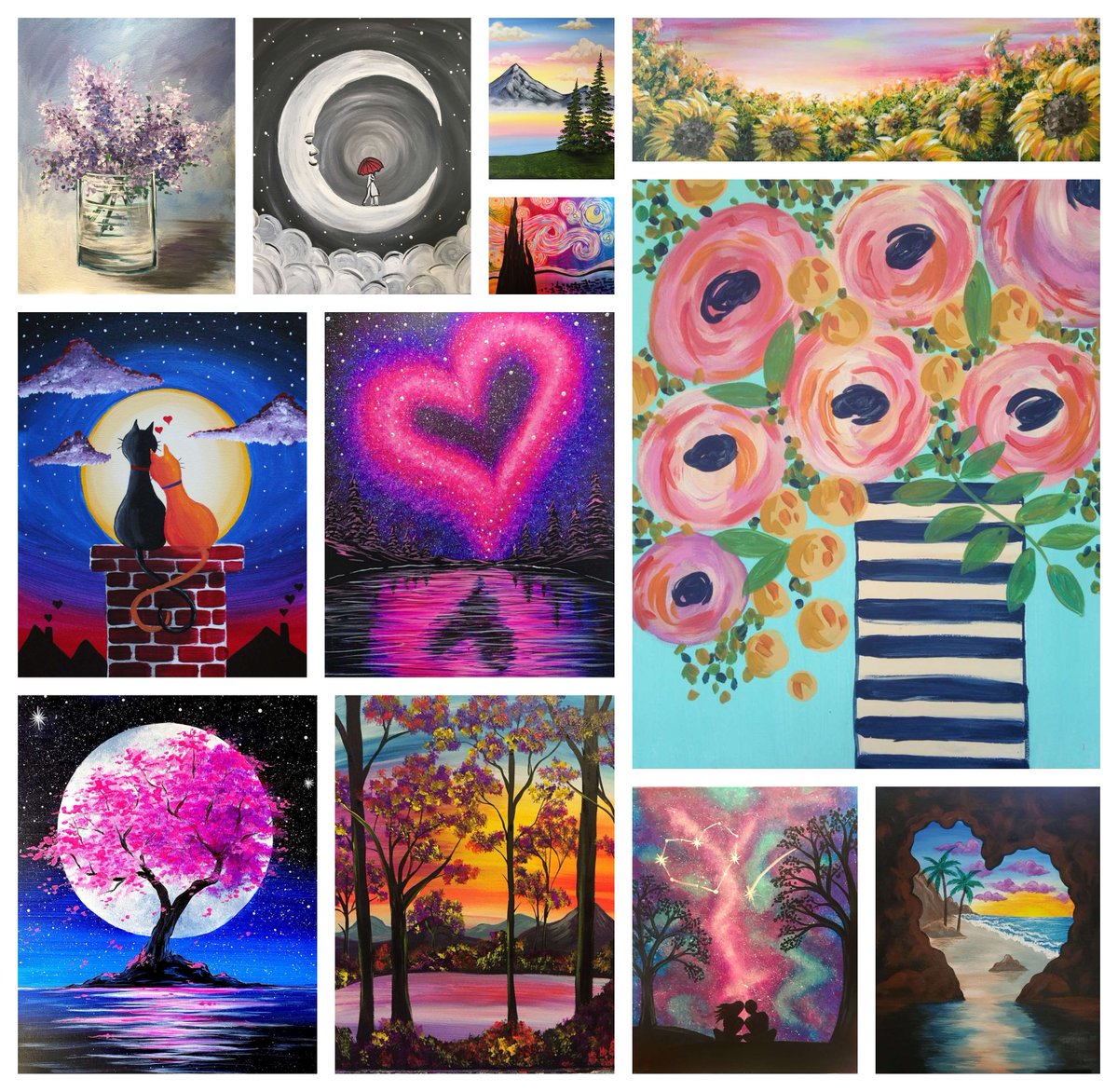 PinotWebster's tweet photo. Paint and Sip the night away! 🎨🍷🎉 View all upcoming paint and sip events here: 👉 https://t.co/PEAjTFSIL9 #paint #wine #stl #webstergroves #art #fun #girlsnightout #datenightideas https://t.co/ZqrqD5uI0O