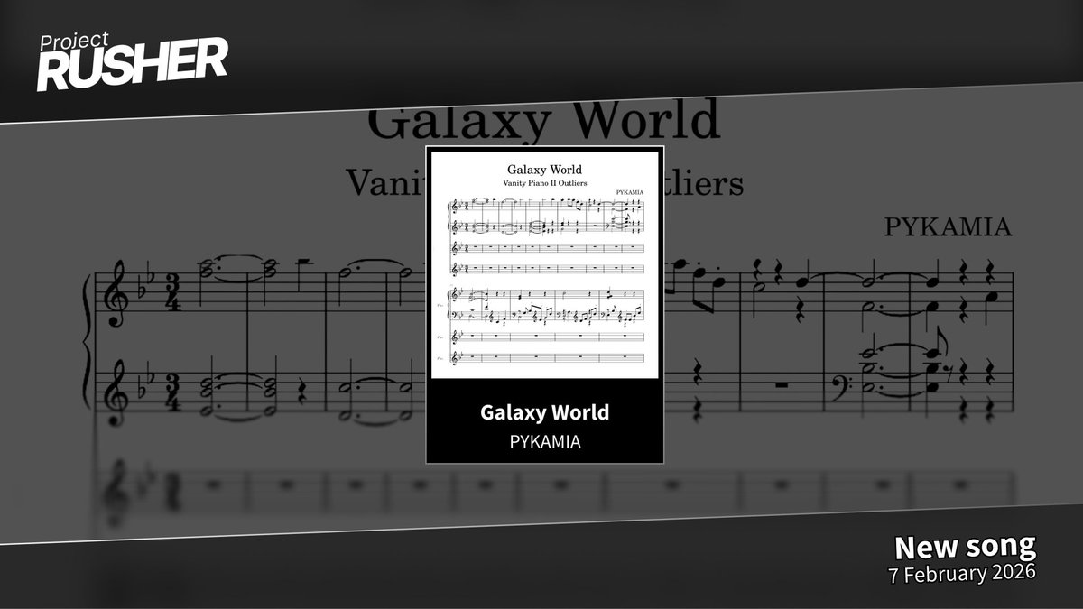 Project : RUSHER tweet media