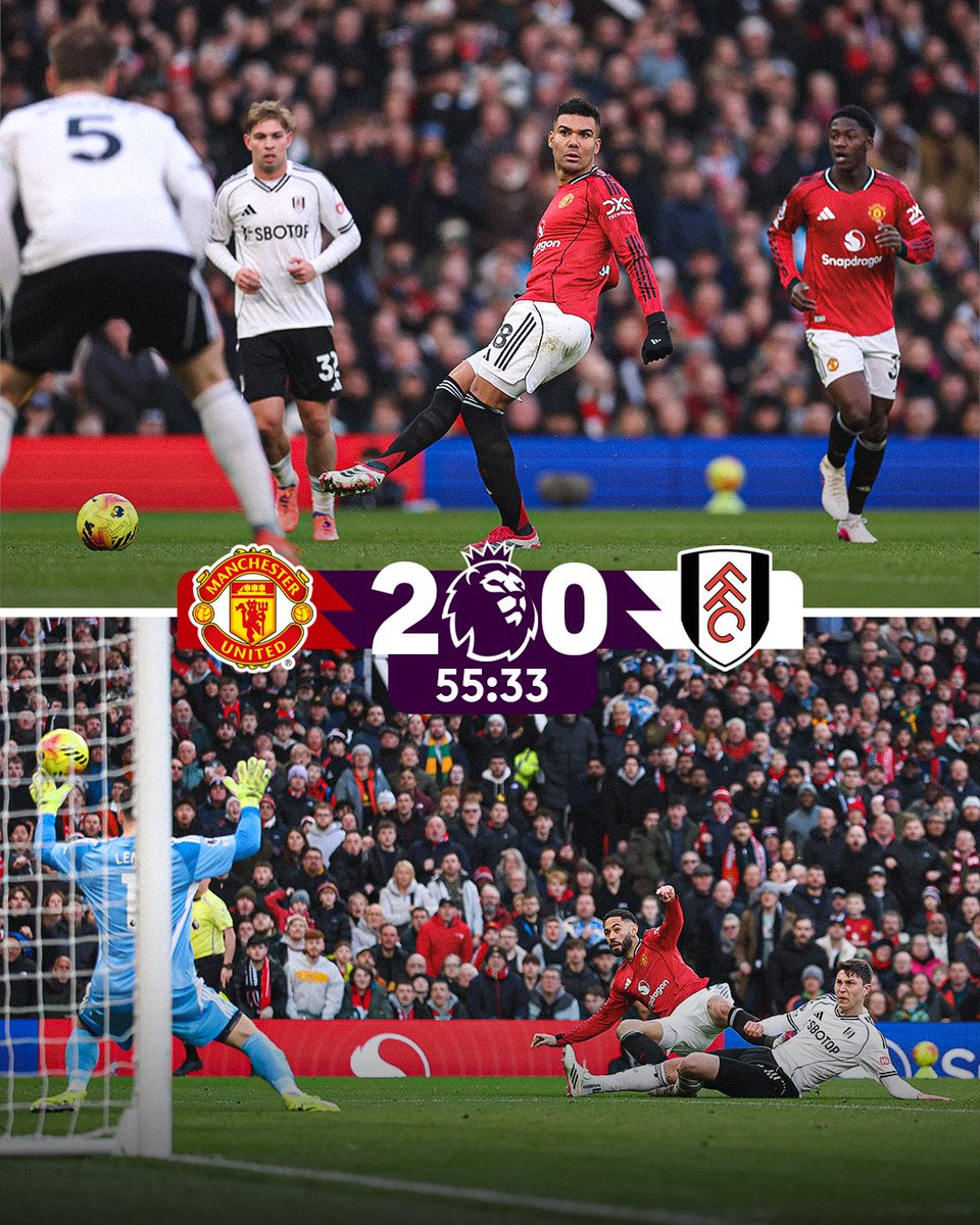 Brazilian flair, from assist to finish 💫

🇧🇷 <a href="/Casemiro/">Casemiro</a> x Matheus Cunha 🇧🇷