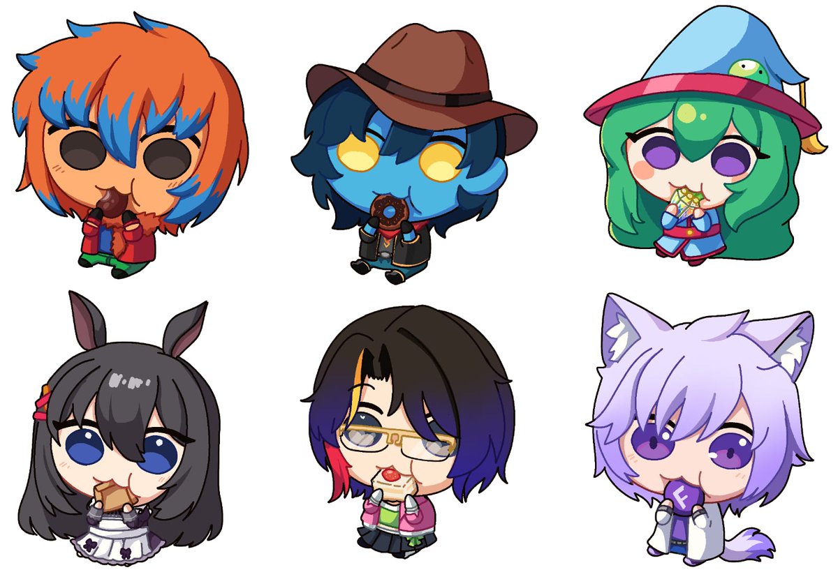 Nuevo mes Nuevo Chibieat para comenzar, Unos buenos seguidores de los Betas que siempre estan apoyando en los videos y en los Directos✨ a ver quien sera los siguientes afortunados 🤔(Los Chibis fueron Hecho por <a href="/ericchi_arts/">🌸Ericchi 🌸</a> 😸)