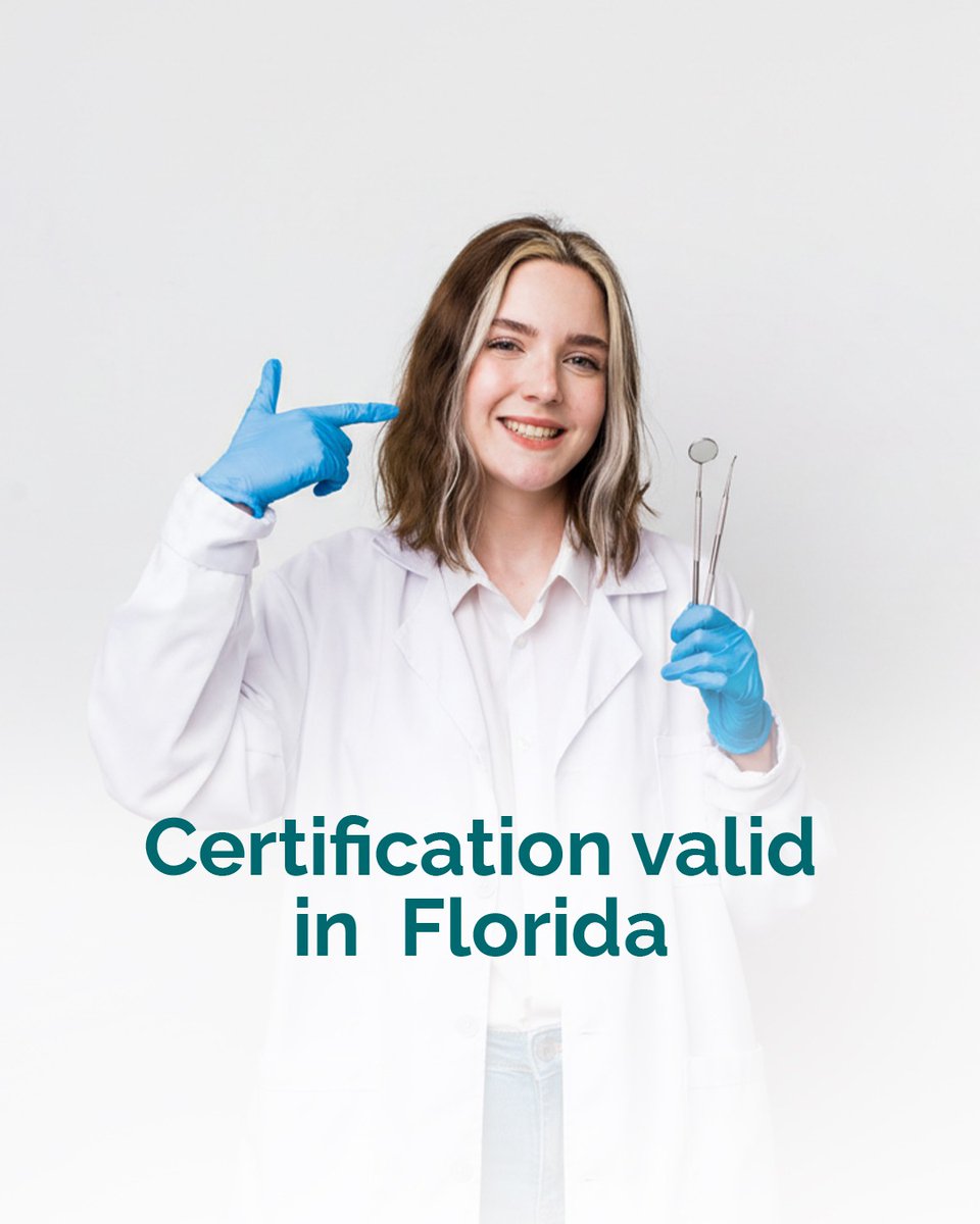 Dental_4you's tweet image. 🎓 Your EFDA certification starts with 480 hours of hybrid, hands‑on training.

 💬 Start your path toward a stable dental career in Florida and Georgia.

#EFDA #DentalTraining