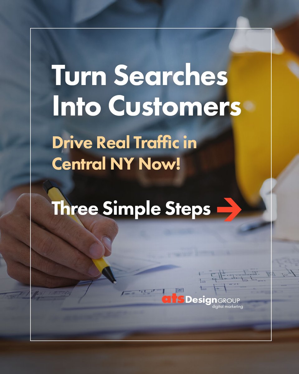 ATSDesignGroup's tweet photo. 💡 LOCAL LEADS MADE SIMPLE
If your business isn’t showing up in local search, you’re missing customers right in your own backyard. 🏡

Here’s how to boost your visibility and get found fast:
1️⃣ ✅ Make sure your business info is accurate everywhere
2️⃣ ✅ Showcase customer photos & reviews
3️⃣ ✅ Post offers, updates, and news regularly

Even small changes can increase local leads by 30–50% - more calls, more quotes, more sales. Don’t wait for customers to find you. Make sure they do.

📩 Contact ATS Design Group today and book your free local visibility review.

ATS Design Group - Syracuse NY
(315) 454-0357
https://t.co/2vwjI18yga

#LocalSEO #CentralNYBusiness #SmallBusinessGrowth #ConstructionMarketing #DigitalMarketingTips