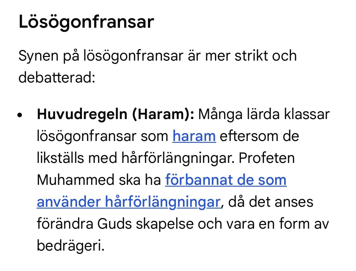 Ekbacken57's tweet photo. Att profeten Muhammed förbannande förlängande löshår, och därmed stora lösögonfransar, känner uppenbarligen denna fromlande hijabska inte till.
#svpol #DO #arbetsskygg #muslimska #vill #kassera #in #fett #skadestånd #haram https://t.co/37yVg7UK8E