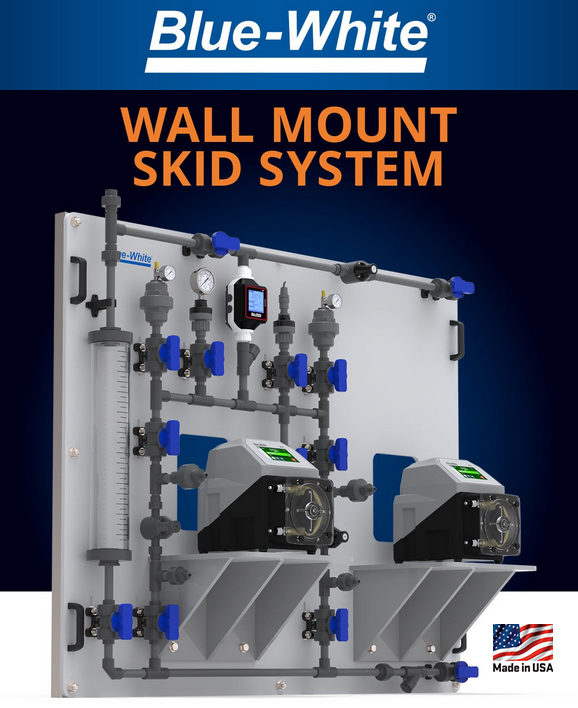 BlueWhiteInd's tweet image. Want a Complete #ChemicalMetering System but Floor Space is Limited? BW® has a solution. CHEM-FEED® Prefab Wall Mount Metering Systems are a fully equipped &amp;amp; fully assembled alternative to bulky floor model units. More: bit.ly/3sGLH7a #processwater #drinkingwater #water
