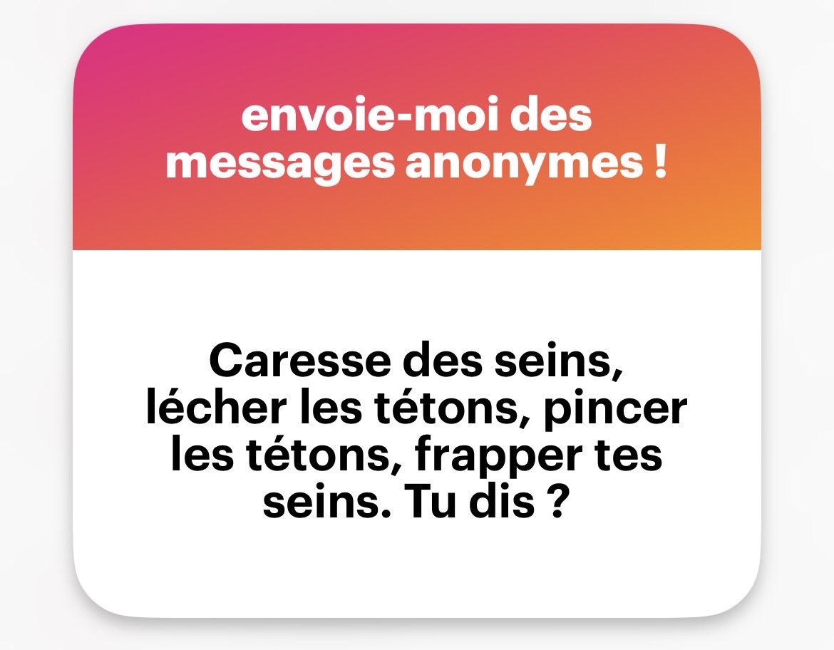 Je dis OUIIIII!!!!! J’adore ça!