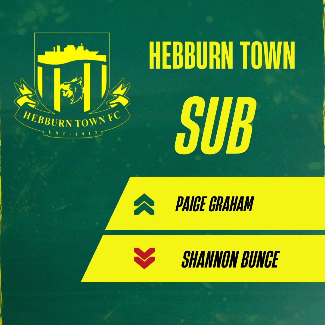 81‘ 🔴4-0🐝

Change for the lasses 🔄

#WeAreHebburnTown #OneClubOurCommunity🐝