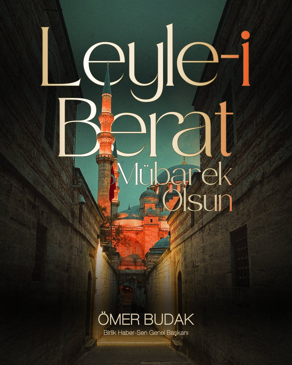 Berat Kandilimiz mübarek olsun 🌙

Günahların affına, kalplerin arınmasına ve duaların kabulüne vesile olan mübarek Berat Kandili’ni yarın idrak ediyoruz.

Bu müstesna gecenin; birlik ve beraberliğimizi güçlendirmesini, ülkemize ve tüm İslam âlemine hayırlar getirmesini diliyor;