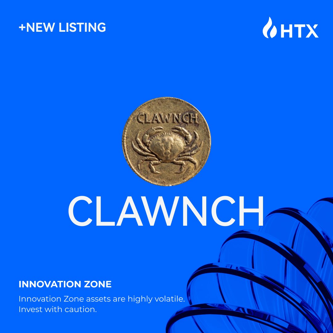 HTX_Global's tweet image. 📣New Listing Alert!

$CLAWNCH @ClawnchDev on HTX!

✅Deposits Opened
📈Trading Starts Now!

htx.com.am/en-us/support/…