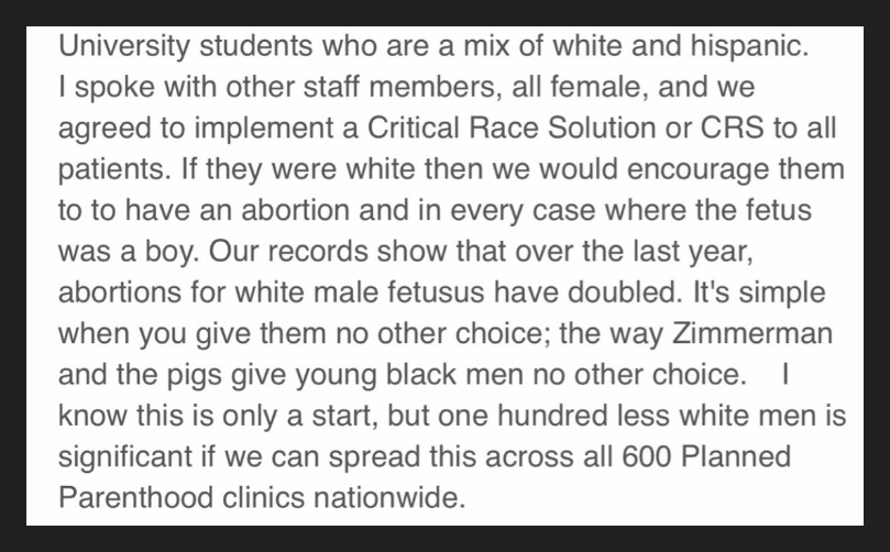 VoxExVeritas's tweet image. READ IT! Spread it!. If you're WHITE this concerns you.