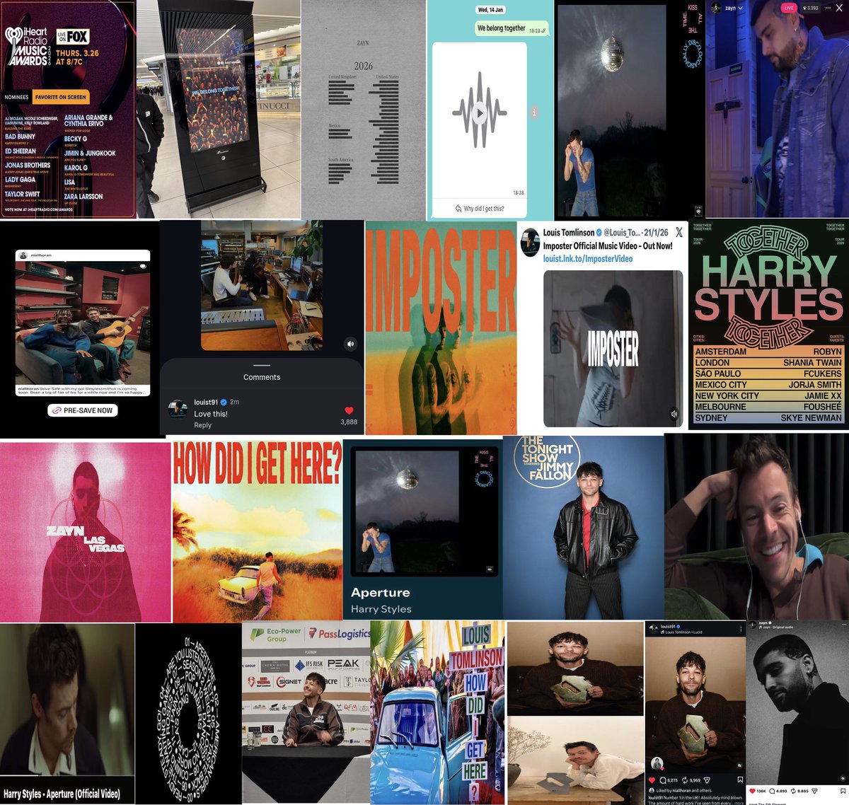 january has been an insane month for directioners.