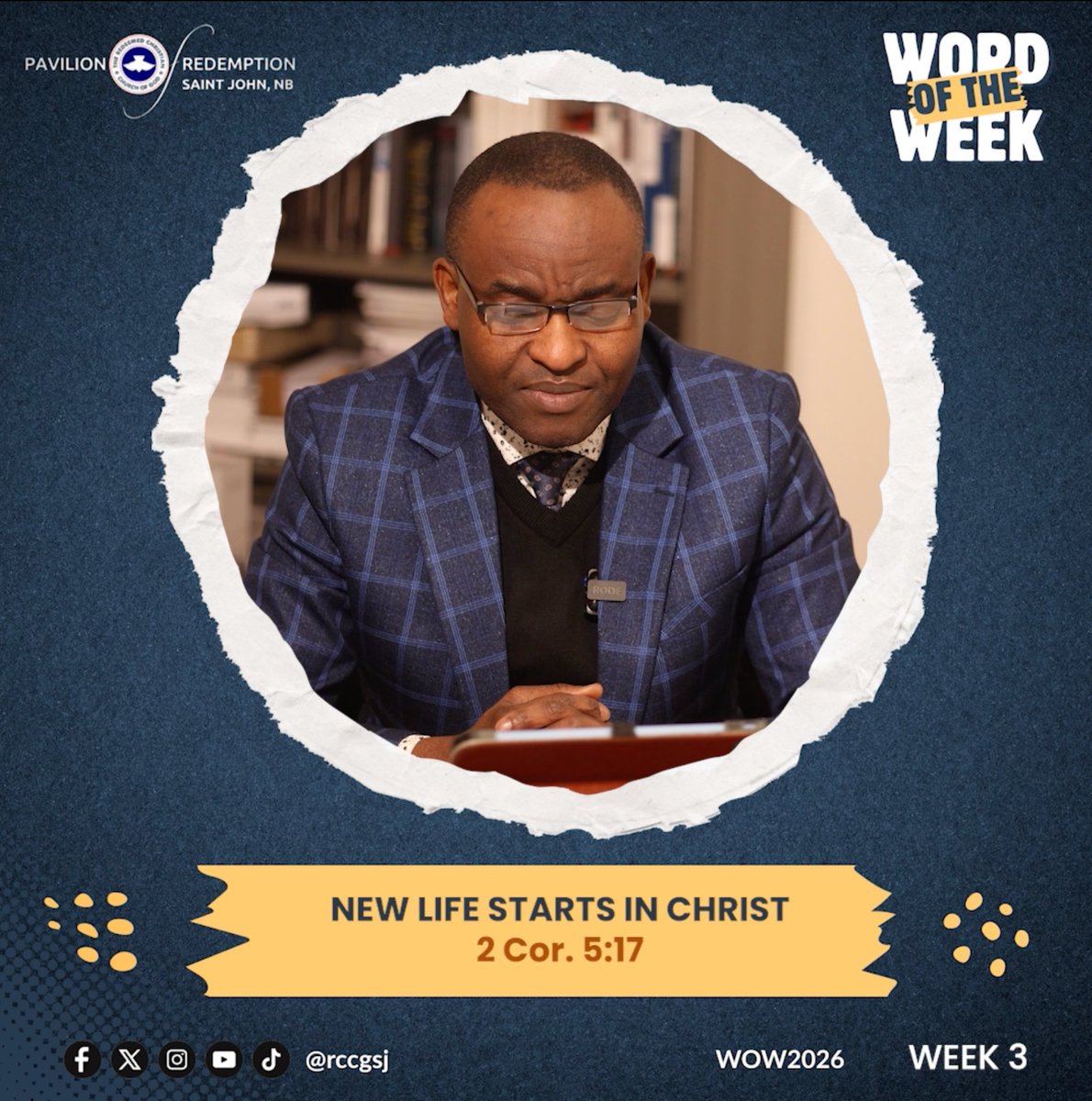 RCCGSJ's tweet photo. 2 Corinthians 5:17

“Therefore, if anyone is in Christ, the new creation has come:
the old has gone, the new is here!”
Your past doesn’t define you.
Your story isn’t over.
 New life starts in Christ.

#rccgsj https://t.co/50qwjBxWpT